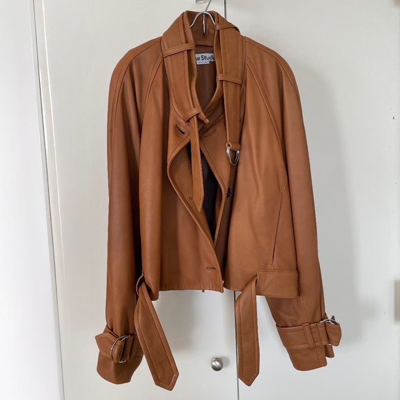 Acne Studios Lamb Leather Jacket - Picture 2 of 12